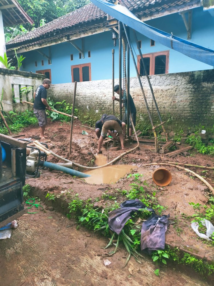 Pendampingan Program TNI Manunggal Air oleh Serka Asep Taryana  Kampung Wangkelang, Kelurahan Babakan Kalang Anyar, Kecamatan Pandeglang