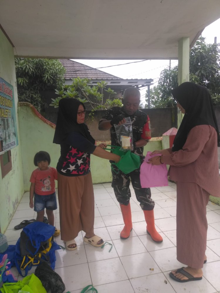 Serka Mulyawantoro Kegiatan Babinsa Koramil 0117/Panimbang Kodim 0601/Pandeglang