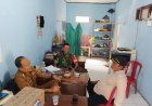 Babinsa Koramil 0103/Banjar Laksanakan Komsos Bersama Kades dan Tokoh Masyarakat Desa Banjar