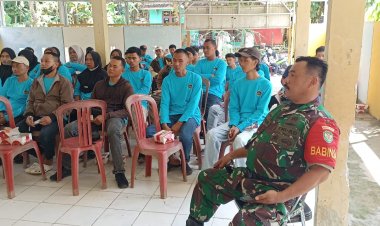 Babinsa Koramil 0102/Cadasari Laksanakan Komsos dan Sosialisasi Pelatihan Relawan MBG di Desa Pasirkarag