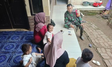 Kegiatan Komunikasi Sosial (Komsos) Babinsa Koramil 0103/Banjar