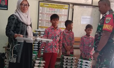 KEGIATAN PENDAMPINGAN PROGRAM MAKAN BERGIZI GRATIS (MBG)  KORAMIL 0105/MANDALAWANGI