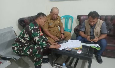 Babinsa Koramil 0102/Cadasari Dampingi Penyerahan Lahan untuk Pembangunan KDKMP di Desa Tanagara