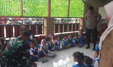 Babinsa Koramil 0105/Mandalawangi Laksanakan Pendampingan Program Makan Bergizi Gratis (MBG) di Wilayah Kecamatan Mandalawangi