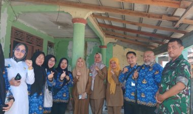 BABINSA KORAMIL 0101/PANDEGLANG LAKSANAKAN PENDAMPINGAN SIDAK KEMENTERIAN PMK DAN DINAS PROVINSI DI DAPUR MBG SARUNI