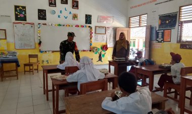 Babinsa Koramil 0105/Mandalawangi Laksanakan Pendampingan Program Makan Bergizi Gratis (MBG) di Wilayah Kecamatan Mandalawangi