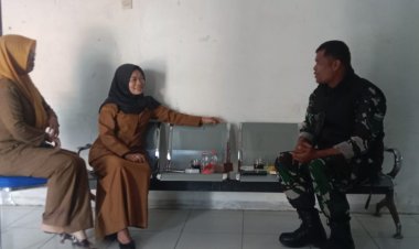 Kegiatan Komsos Babinsa Koramil 0105/Mandalawangi