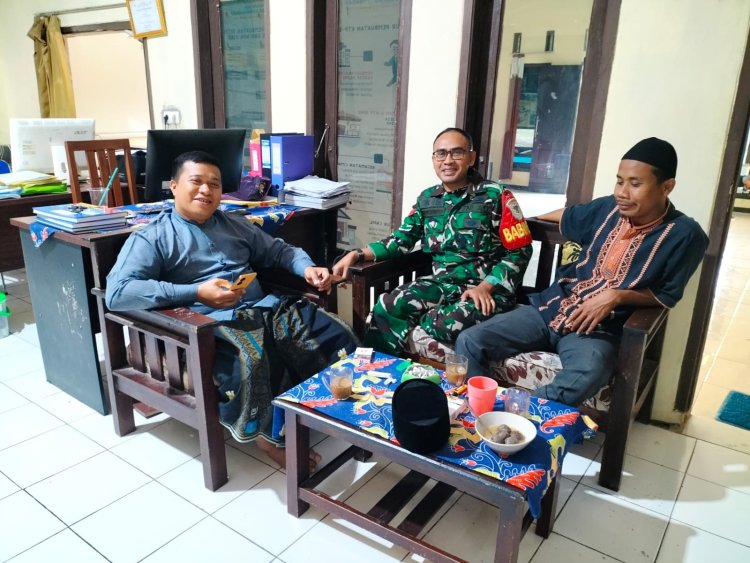 KOMSOS BABINSA DALAM RANGKA KOORDINASI PENCARIAN LAHAN KDKMP DI DESA KUPAHANDAP