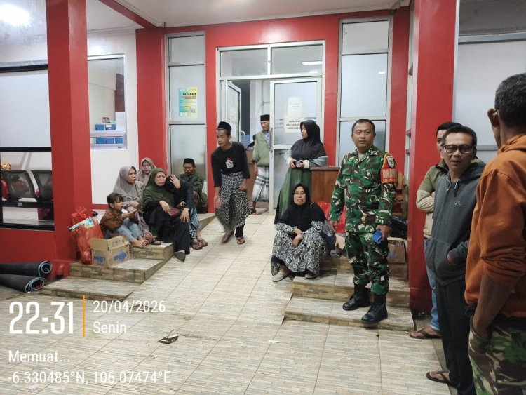 BABINSA KORAMIL 0101/PANDEGLANG LAKSANAKAN MONITORING DAN PENGECEKAN KORBAN LEDAKAN TABUNG GAS ELPIJI 3 KG