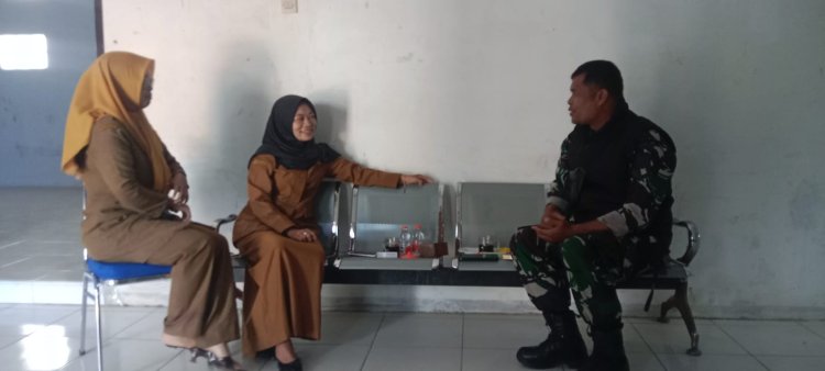 Kegiatan Komsos Babinsa Koramil 0105/Mandalawangi