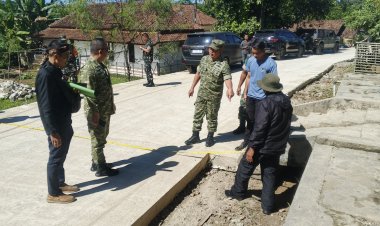 KUNJUNGAN KERJA TIM INSPEKTORAT JENDERAL MABES TNI TINJAU PERKEMBANGAN KARYA BAKTI TNI DAN SERBUAN TERITORIAL KODIM 0601/PANDEGLANG