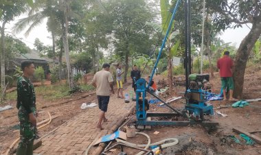 Sasaran Tambahan Fisik TMMD Ke-129 Rampung, Sumur Bor Titik Kedua Siap Penuhi Kebutuhan Air Bersih Warga Desa Pasirgadung