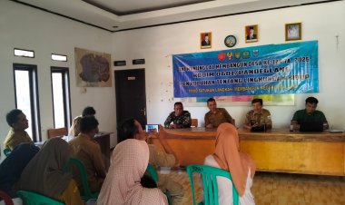 Personel Satgas TMMD Ke-129 Kodim 0601/Pandeglang Gelar Penyuluhan Lingkungan Hidup, Tingkatkan Kesadaran Masyarakat Desa Pasirgadung