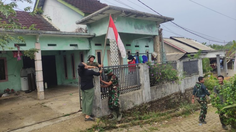 TMMD Ke-129 Hidupkan Semangat Kemerdekaan di Desa Pasirgadung