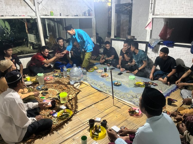 Satgas TMMD Ke-129 Kodim 0601/Pandeglang Hadiri Undangan Marhabaan Bersama Warga Kampung Pangburangan