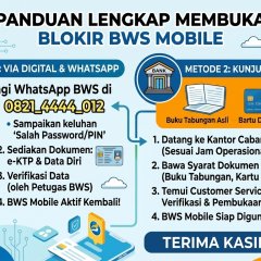 Cara Mudah Mengatasi BWS Mobile Terblokir Akibat Salah Password & PIN