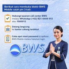 Cara Mengatasi Akun BWS Mobile Terblokir Karena Salah Password 3 Kali